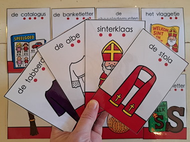 Lesmateriaal woordkaarten sinterklaas - inclusief 14 spelletjes en bingo van auteur Zwaanzinnig onderwijs slide 2