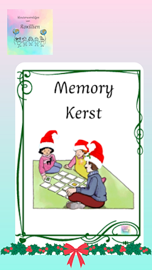 Lesmateriaal Roxillien memory Kerstmis  van auteur kleuterwereldjes van roxillien