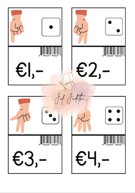 Lesmateriaal Prijskaartjes Winkeltje van auteur JufJudith slide 2
