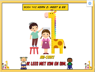 Lesmateriaal Lees met Kim en Sim: Kern 2: meet & ee van auteur Gratis leuke leesboekjes