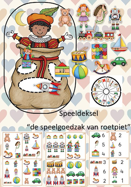 Lesmateriaal digitaal speeldeksel: de speelgoedzak van roetpiet van auteur Little Play Friends slide 2