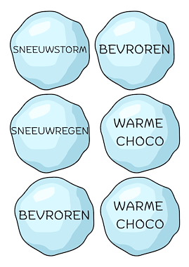 Lesmateriaal Reken sneeuwballen van auteur Juf Shany slide 3