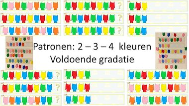 Lesmateriaal kleurrijke monsters - patroon verder zetten van auteur Little Play Friends slide 4