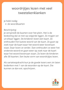Lesmateriaal True van auteur de beweegjuf