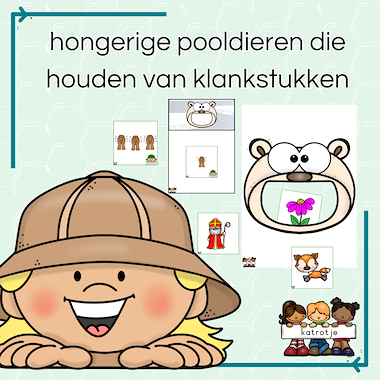 Lesmateriaal hongerige pooldieren die houden van klankstukken van auteur katrotje