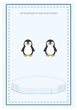 Lesmateriaal Pinguin Plaatskaartjes van auteur Corine Veenendaal slide 3