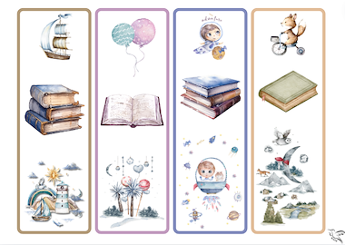 Lesmateriaal boekenleggers van auteur Juf Kitty B slide 2