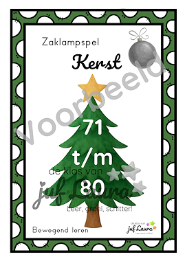 Lesmateriaal Kerst - Zaklampspel - Bundel tafel van 1 t/m 12 van auteur De klas van juf Laura slide 3