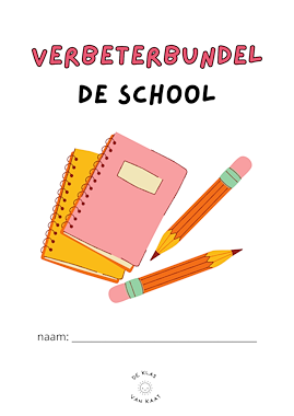 Lesmateriaal Verbeterbundel: thema de school van auteur deklasvankaat slide 1