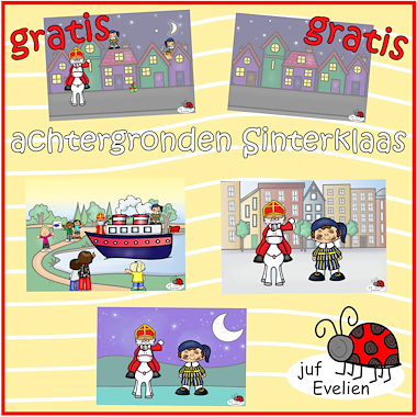 Lesmateriaal achtergronden Sinterklaas van auteur juf Evelien slide 1