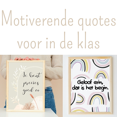 Lesmateriaal Posters met inspirerende quotes voor in de klas | 35 posters van auteur My Teacher Shares slide 2