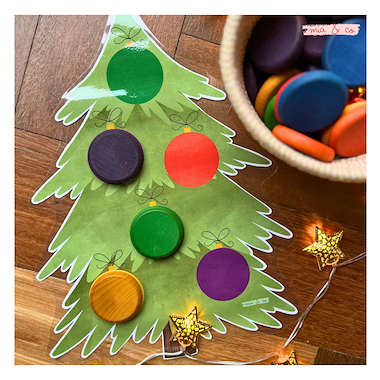 Lesmateriaal Gekleurde kerstballen  van auteur MiaenCo slide 4