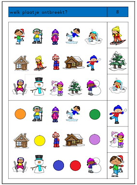 Lesmateriaal Logico - Piccolo - Primo - WINTER van auteur Annette slide 2