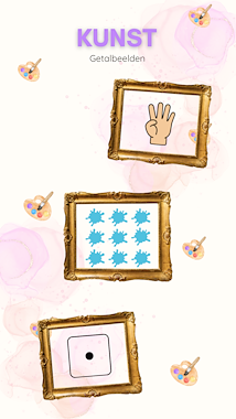 Lesmateriaal Thema kunst: Getalbeelden van auteur Juf Femke