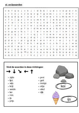 Lesmateriaal herhalingsbundel ei of ij van auteur Aruna_vrtngn slide 3