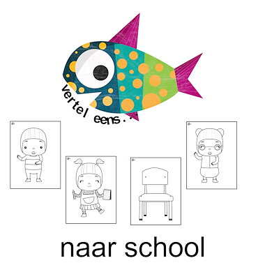 Lesmateriaal Vertel eens: naar school  van auteur vertel eens