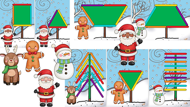 Lesmateriaal De ijsstokjes - kerstboom van auteur Little Play Friends slide 2