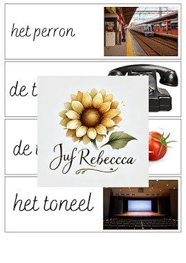 Lesmateriaal Woordenschat kaarten van auteur Juf Rebecca slide 3