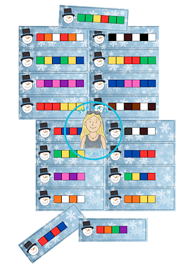 Lesmateriaal Thema winter : Een sjaal voor sneeuwman van auteur Juf Katy slide 2