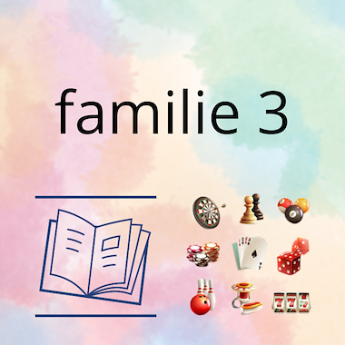 Lesmateriaal AN - mijn familie (deel 3) - werkbundel + spelpakket van auteur Peggy Van Rompaey