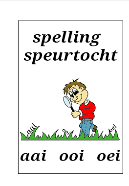 Lesmateriaal Spelling speurtocht aai ooi oei van auteur Juf Monique