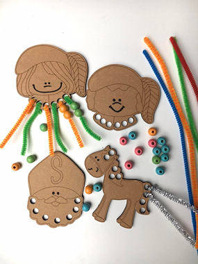 Lesmateriaal Sinterklaas - fijne motoriek spelletjes van auteur Little Play Friends slide 4