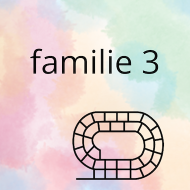 Lesmateriaal AN - mijn familie (deel 3) - spel 6: ganzenbord van auteur Peggy Van Rompaey