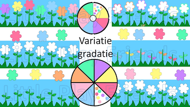 Lesmateriaal Bloemenveld met opdrachtkaarten van auteur Little Play Friends slide 2