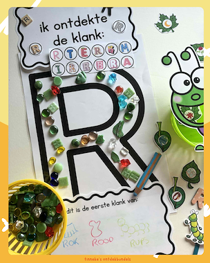 Lesmateriaal Oefen spelend de 'R'  van auteur Tinnekes ontdekbundels slide 2