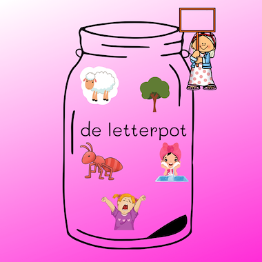 Lesmateriaal de letterpot van auteur Juf Katrijn