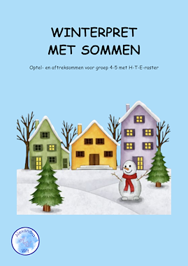 Lesmateriaal Winterpret met sommen (groep 4-5) van auteur Alexandra Wit slide 1