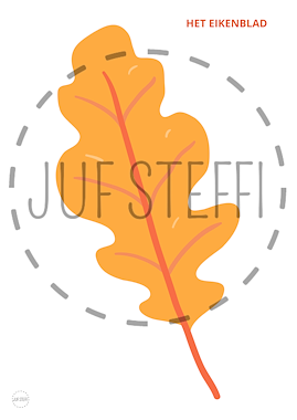 Lesmateriaal Kleikaarten HERFST - blaadjes  van auteur Juf Steffi slide 4