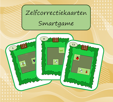 Lesmateriaal Smartgame Thema Kriebelbeestjes van auteur Jabbedabbedoe slide 4