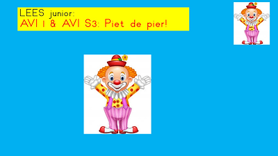 Lesmateriaal Lees junior: Piet de pier! van auteur Gratis leuke leesboekjes slide 1
