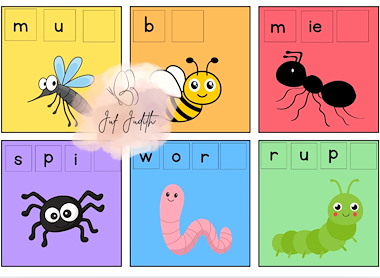 Kaartjes kriebelbeestjes