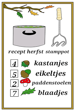 Lesmateriaal Herfst recepten.  van auteur Juf Monique