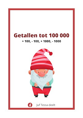 Lesmateriaal Getallen tot 100 000 +/- H of D van auteur Juf Tessa deelt slide 1