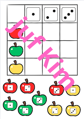 Lesmateriaal Matrix thema appel van auteur Juf KimW
