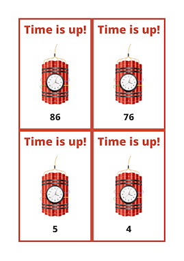 Lesmateriaal Time is up! (Escaperoom kloklezen) van auteur Juf Tessa deelt slide 4