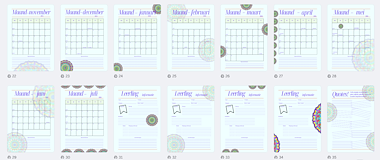 Lesmateriaal Lerarenagenda lerarenplanner mandala aug 2025 - jan 2027 van auteur Lessen en Illustraties Elles slide 1