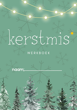 Lesmateriaal Werkboek Kerst - zon versie van auteur Kleuterjuf_Daphne slide 1