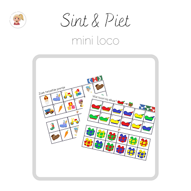 Lesmateriaal Sint & Piet - mini loco van auteur Juf Hanne_