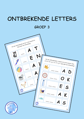 Lesmateriaal Ontbrekende letters (groep 3) van auteur Alexandra Wit