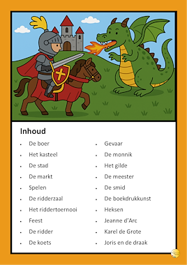 Lesmateriaal 20 leesteksten over de middeleeuwen voor groep 3 en 4 van auteur JufJoyceKuenen slide 2