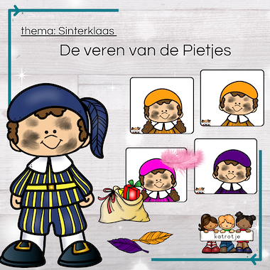 Lesmateriaal De veren van de Pietjes van auteur katrotje