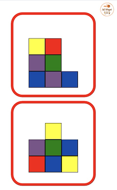 Lesmateriaal Bouwen met blokken van auteur Juf Wiezel slide 4
