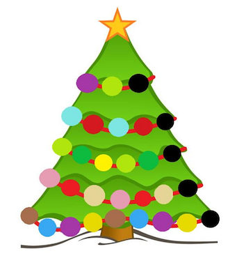 Lesmateriaal Patronen Kerstboom van auteur Juf Xante