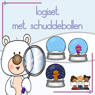 Lesmateriaal  logiset met schuddebollen van auteur katrotje