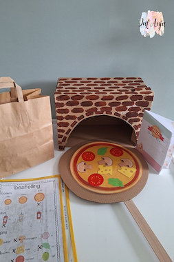 Lesmateriaal Hoekenpakket pizzeria/ het pizzarestaurant van auteur Lesmateriaal van Anja slide 4
