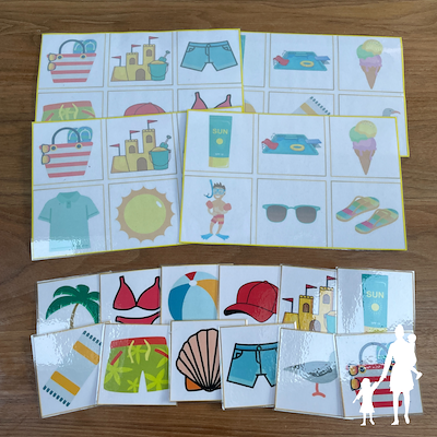 Lesmateriaal Zomer- Lotto/memorie  van auteur Nanny Melissa slide 2